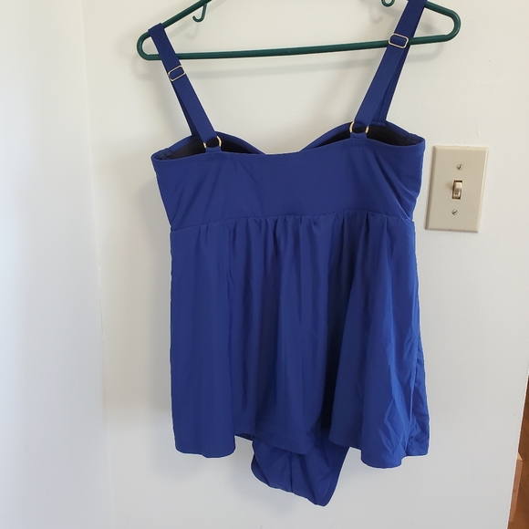 Athena 1 piece bathing suit, blue 🩱 SZ 10 - Picture 4 of 7